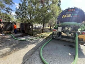 A lift station in Hillsborough County being serviced by the ACE Septic team.